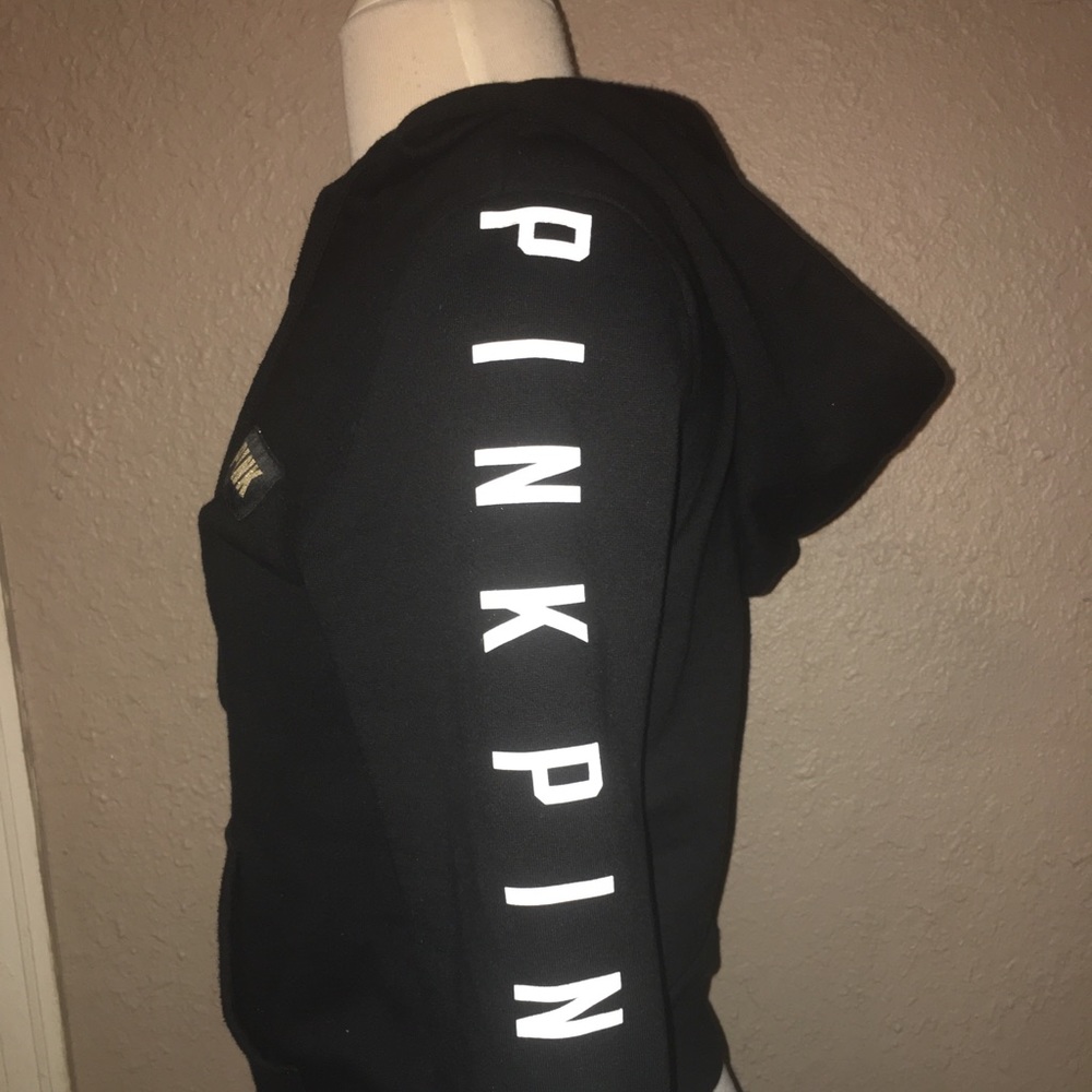 VICTORIA SECRET PINK BLACK HOODIE